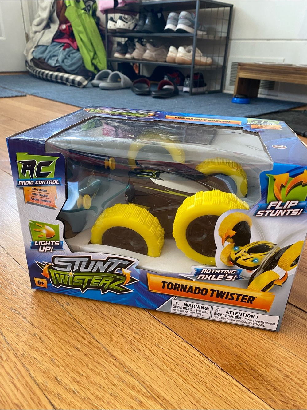 Twister Stunt Twister RC Car in Yellow and Black